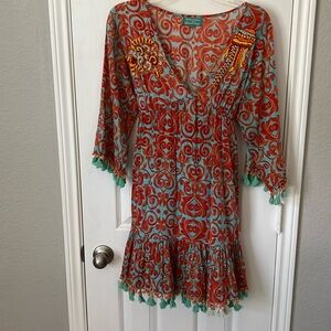 Unique Italian casual dress or swimsuit coverup